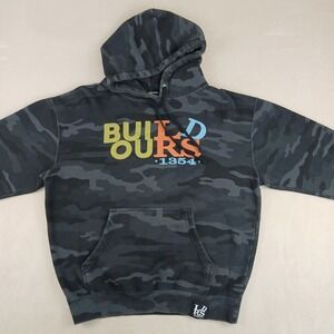 Leaders 1354 Medium Mens Hoodie Sweatshirt Logo Chicago 23x25